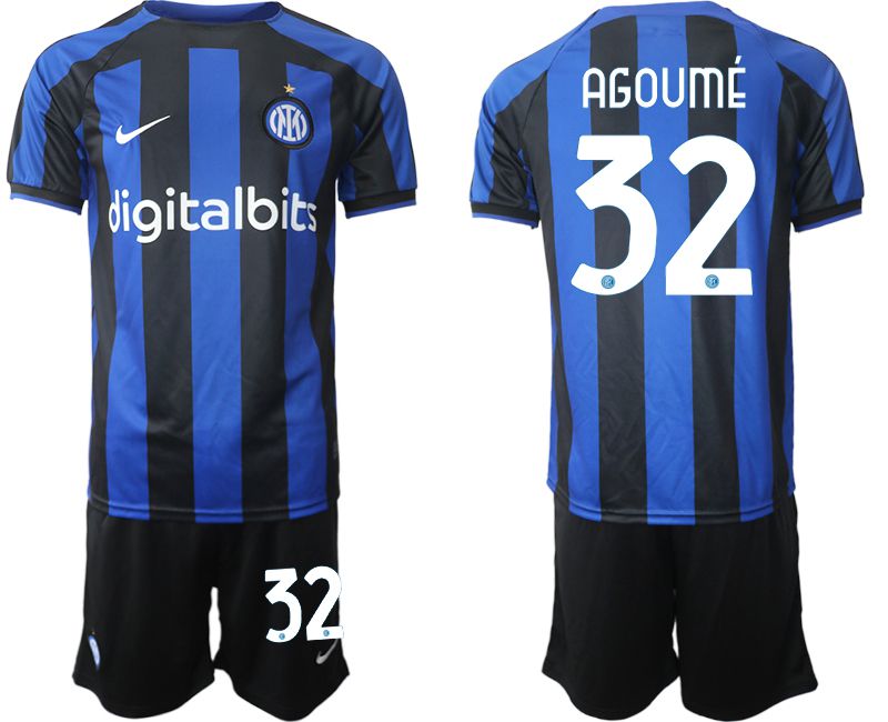 Men 2022-2023 Club Inter Milan home blue #32 Soccer Jersey